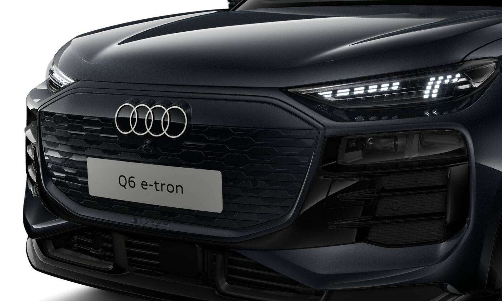 Audi Q6 e-tron Q6 e-Tron 100 kWh Performance l Luchtvering l, Auto's, Automaat, Achterwielaandrijving, Gebruikt, Zwart