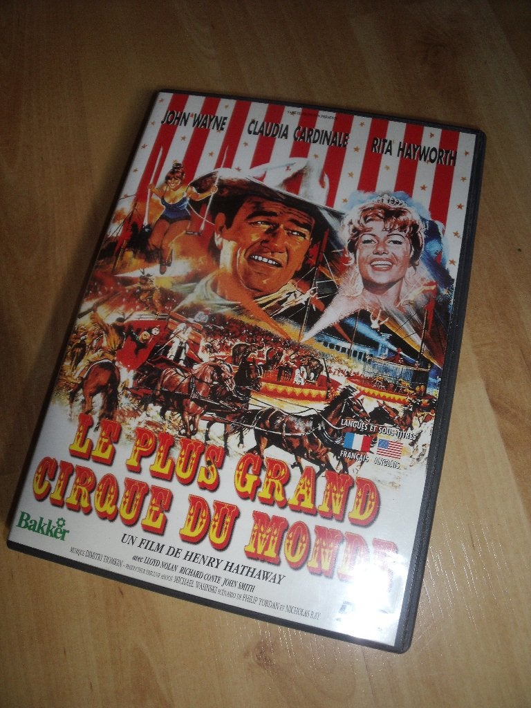 Le plus grand cirque du monde C Cardinale, J Wayne), CD & DVD, À partir de 6 ans, Comme neuf, 1960 à 1980, Anglais