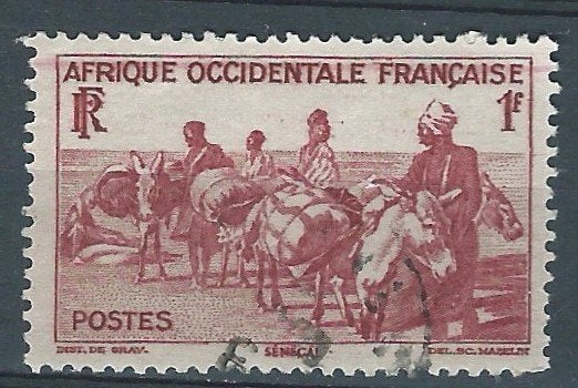 FRANSE WEST-AFRIKA, Ophalen of Verzenden, Overige landen, Gestempeld