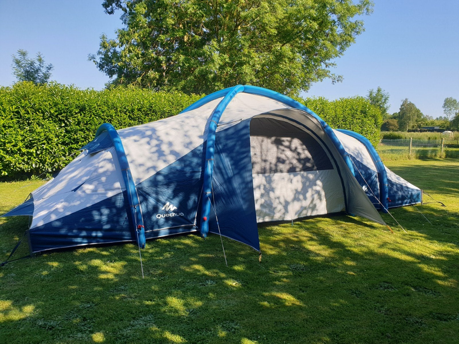Tente Quechua air seconds 8.4 fresh and black, Caravanes & Camping