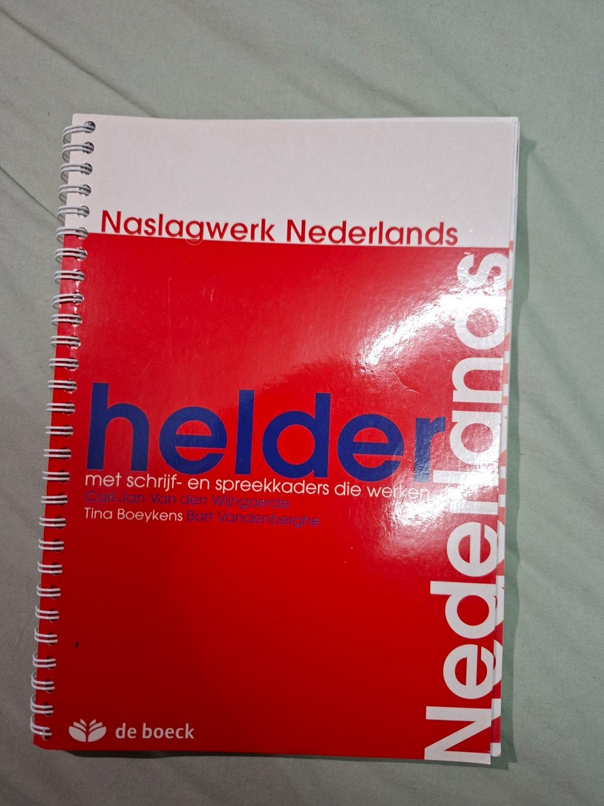 Wijngaerde - Helder Nederlands, Livres, Livres scolaires, Enlèvement, Néerlandais, Wijngaerde