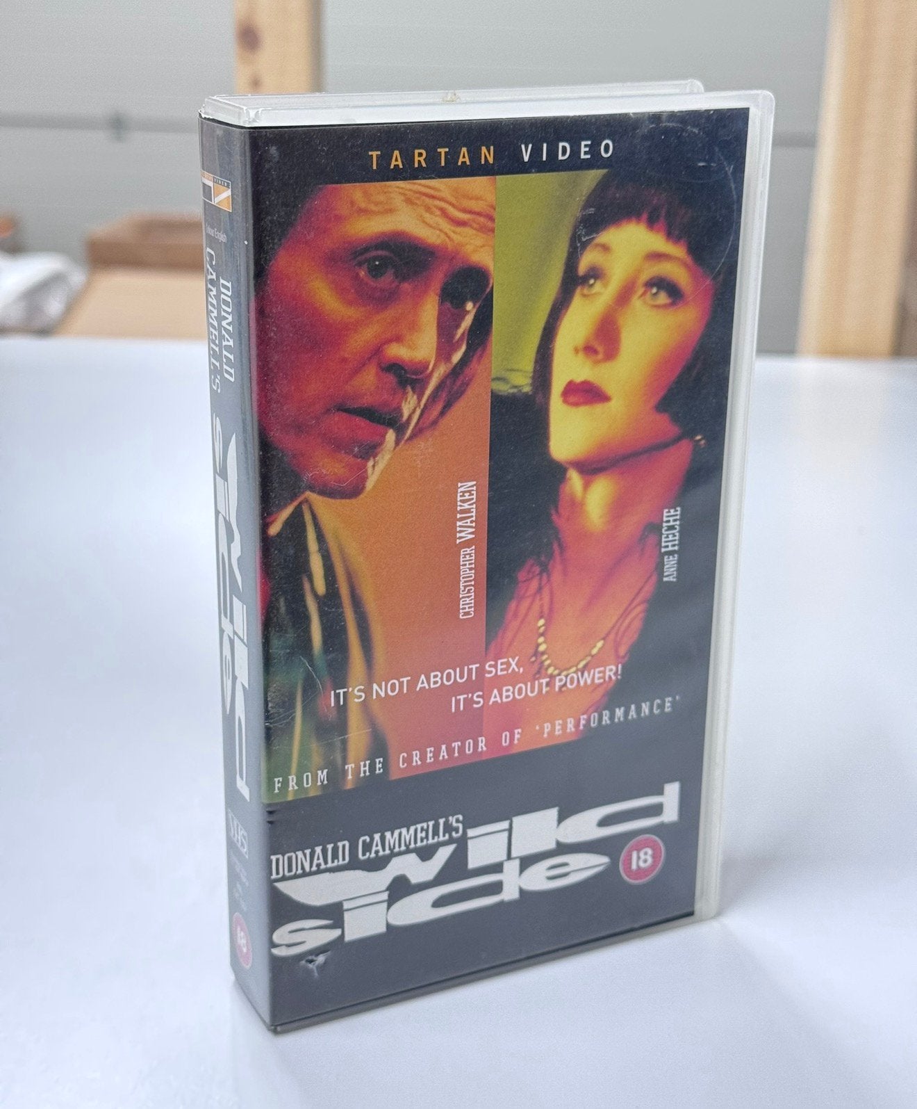 Film sexy Wild Side VHS Cassette vidéo 1995 Donald Cammell's, À partir de 18 ans, Enlèvement ou Envoi, Comme neuf, VHS