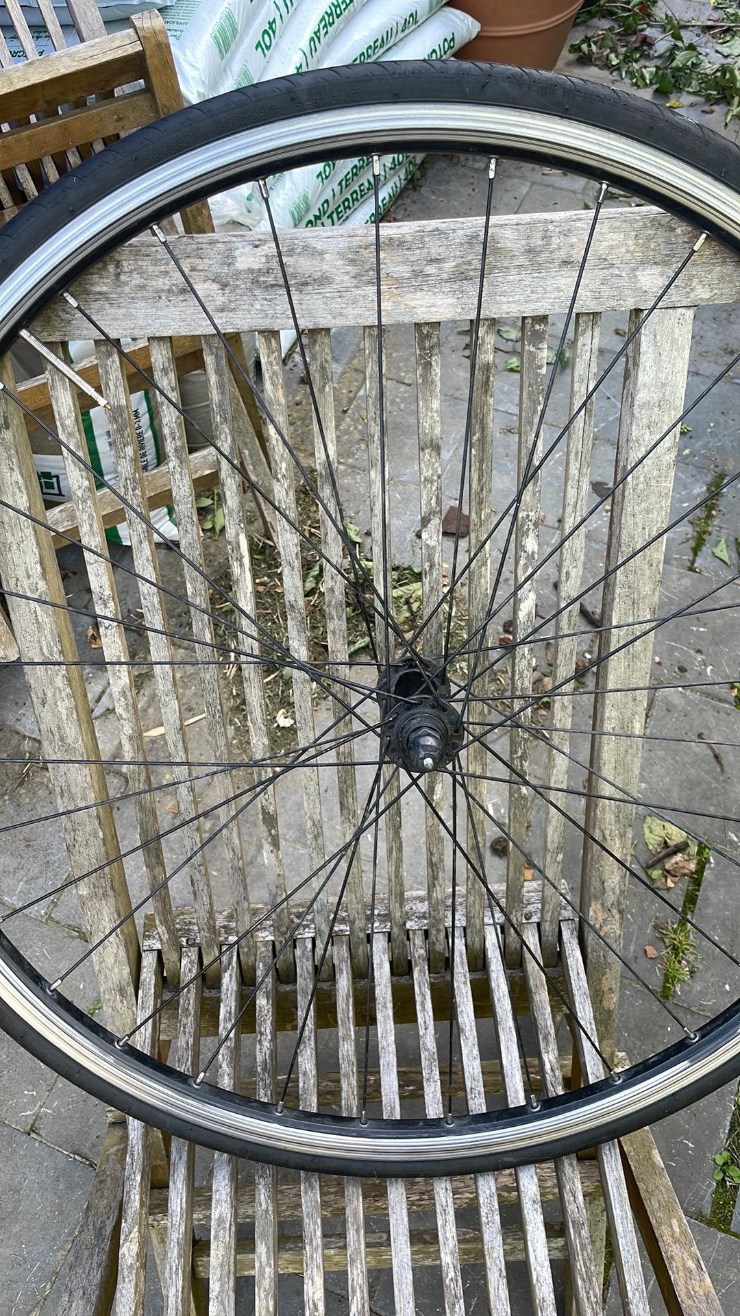 roue vélo course, Vélos & Vélomoteurs, Enlèvement, Utilisé, Pneu