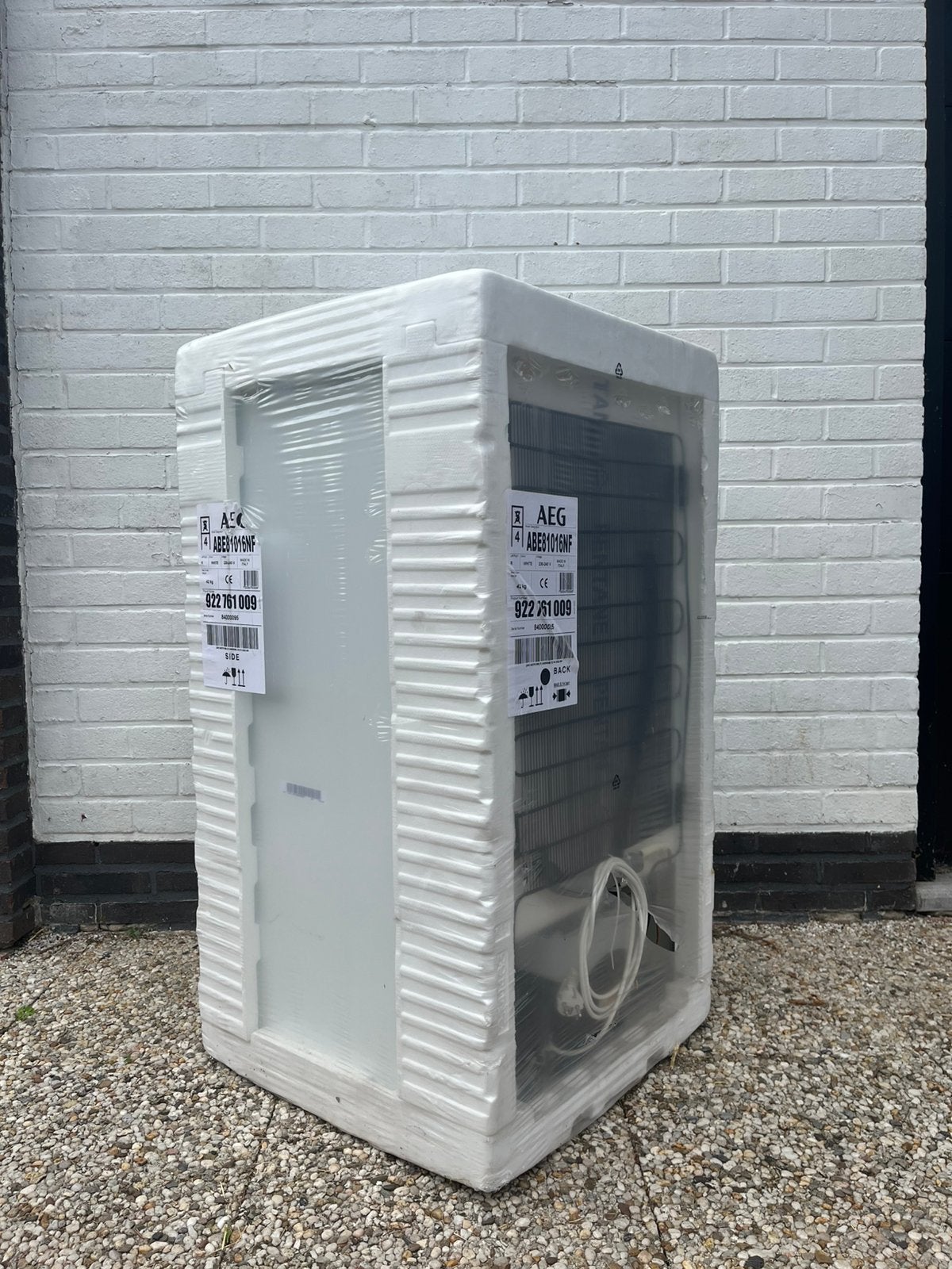 AEG - INBOUW VRIESKAST - ABE81016NF, Elektronische apparatuur, Nieuw, Energieklasse A of zuiniger, Inbouw, Ophalen