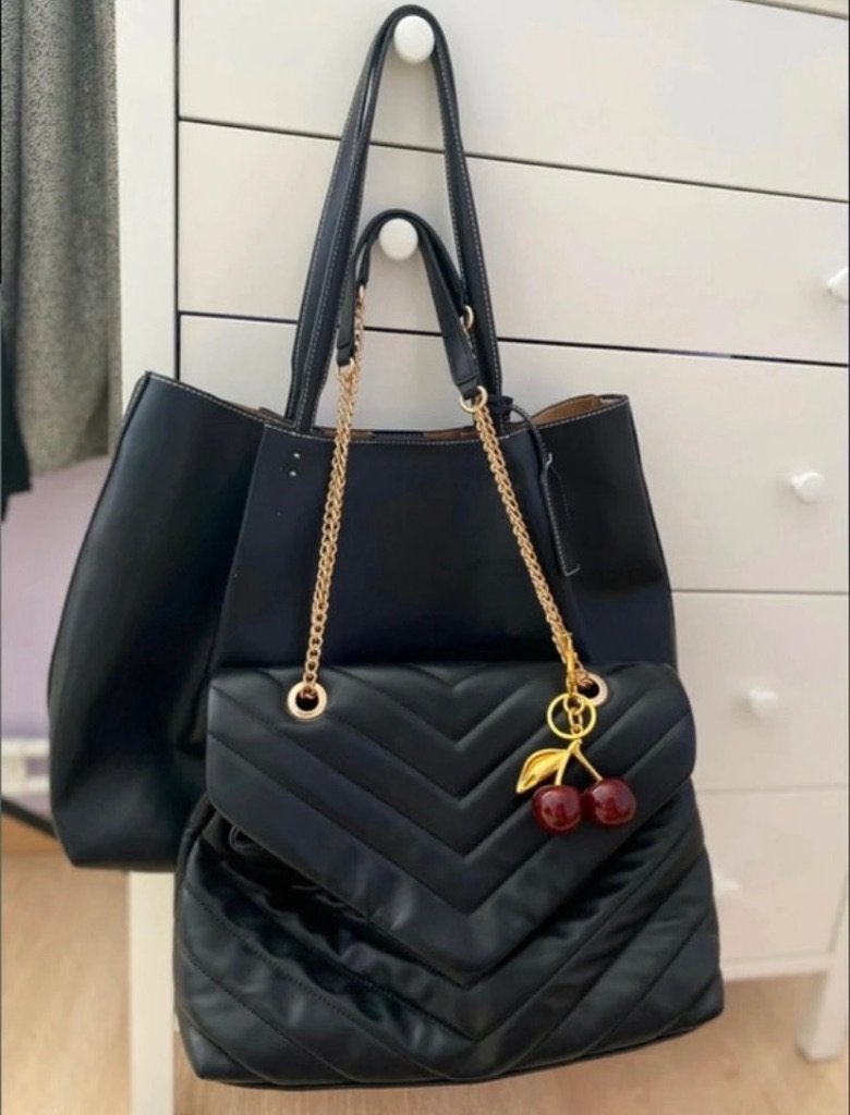 Lot de sac à main, Envoi, Comme neuf, Noir, Sac à main