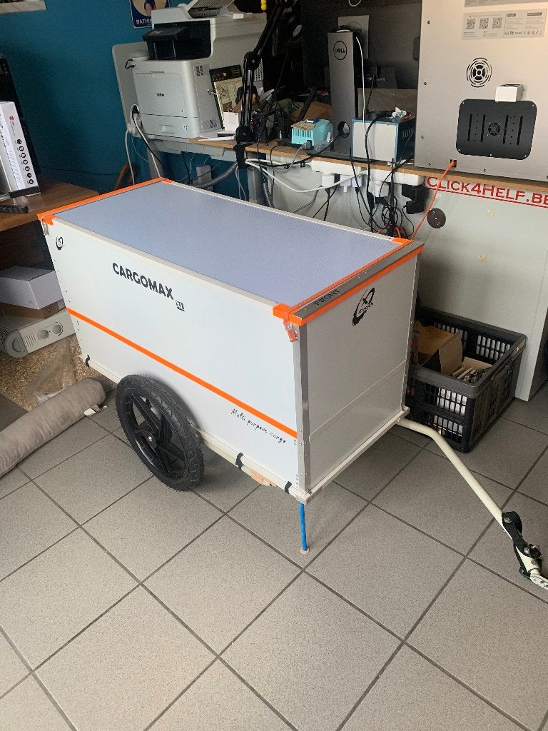 nieuwe fiets aanhangwagen superlicht en degelijk., 40 à 60 kg, Remorque à bagages, Enlèvement, Neuf