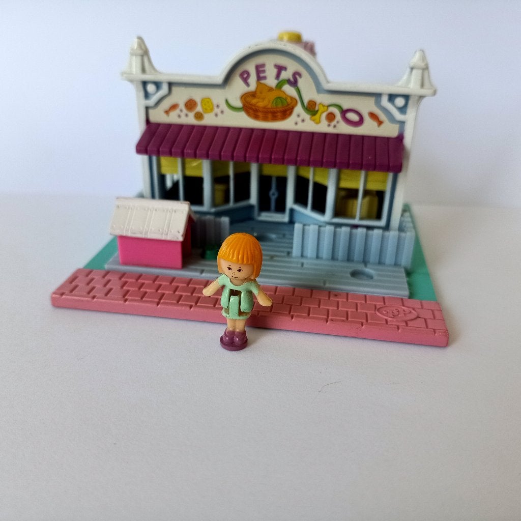 Polly Pocket vintage Pet Shop Bluebird avec figurine 1993, Collections, Enlèvement ou Envoi, Utilisé