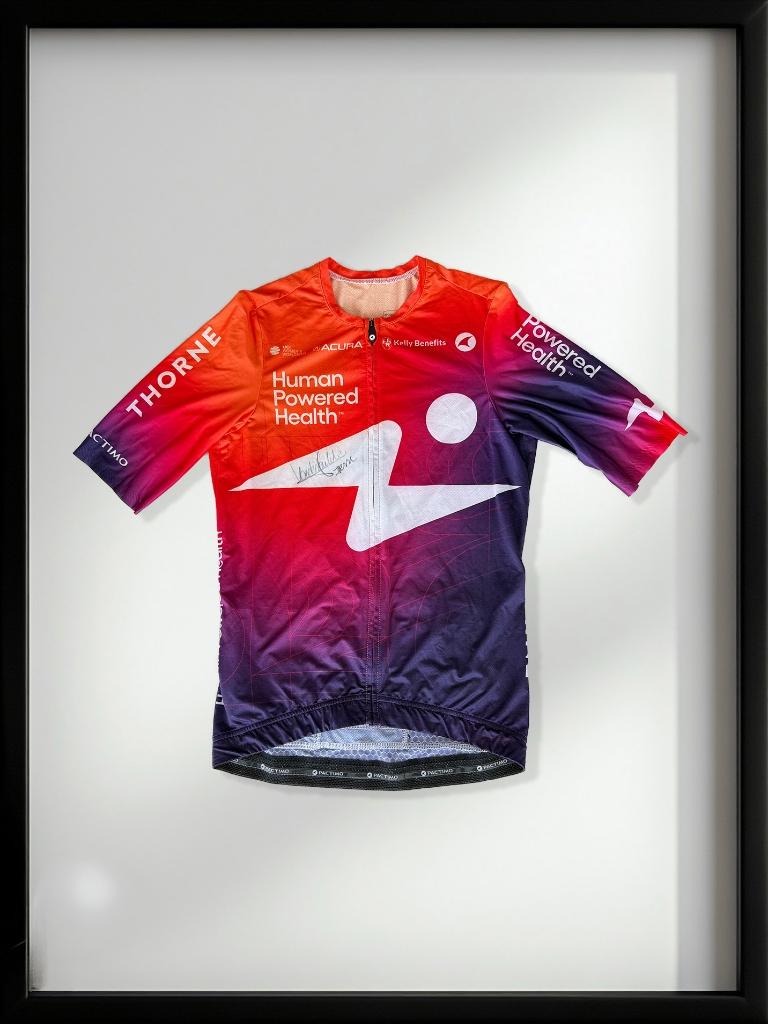Gesigneerd wielertruitje Jesse Vandenbulcke Powered Health C, Verzamelen, Ophalen, Nieuw, Shirt