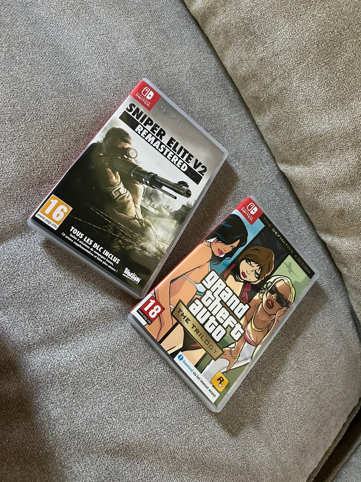 Jeux nintendo switch, Enlèvement, Comme neuf