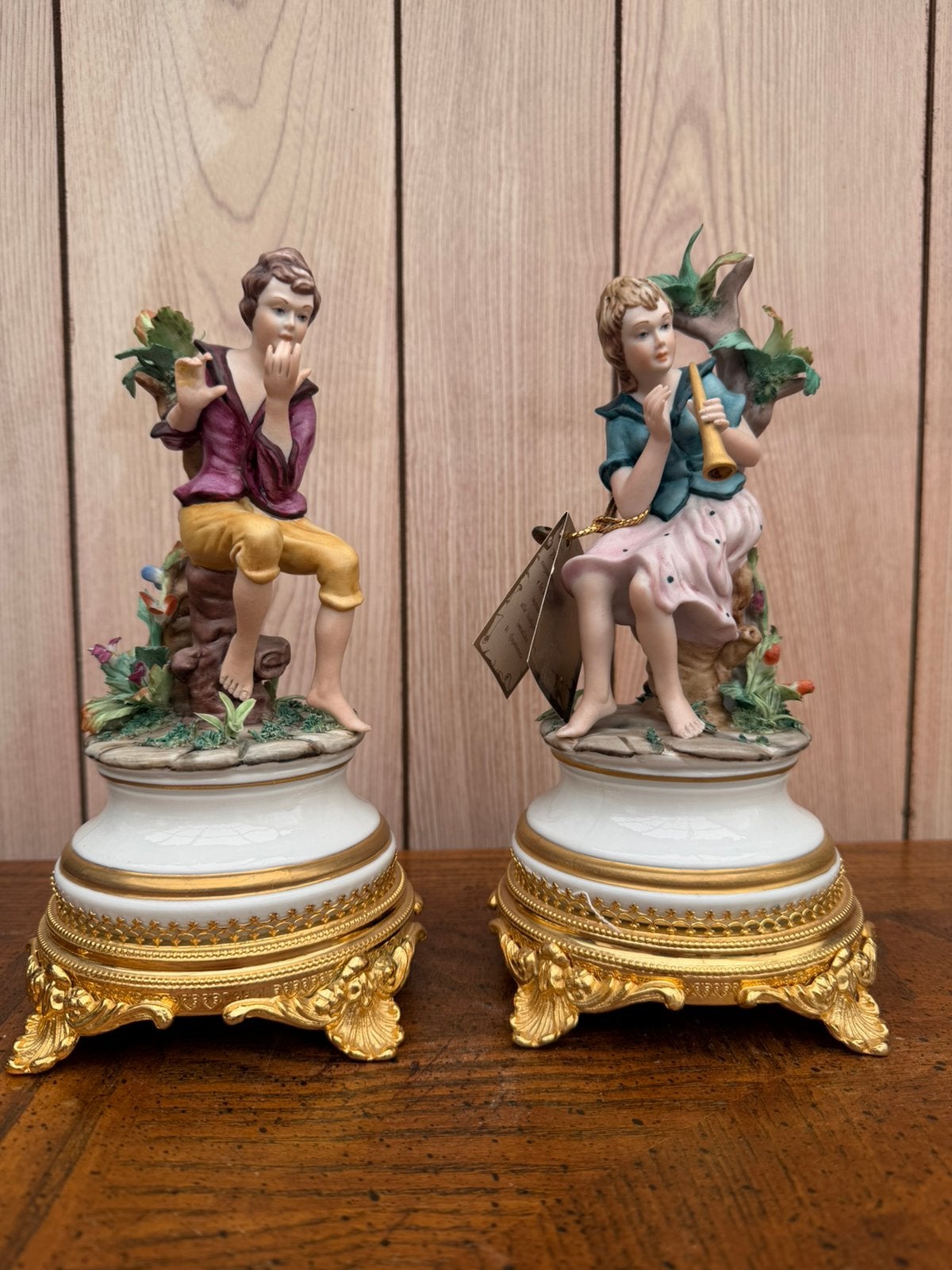 Capodimonte porselein beeldjes, Ophalen
