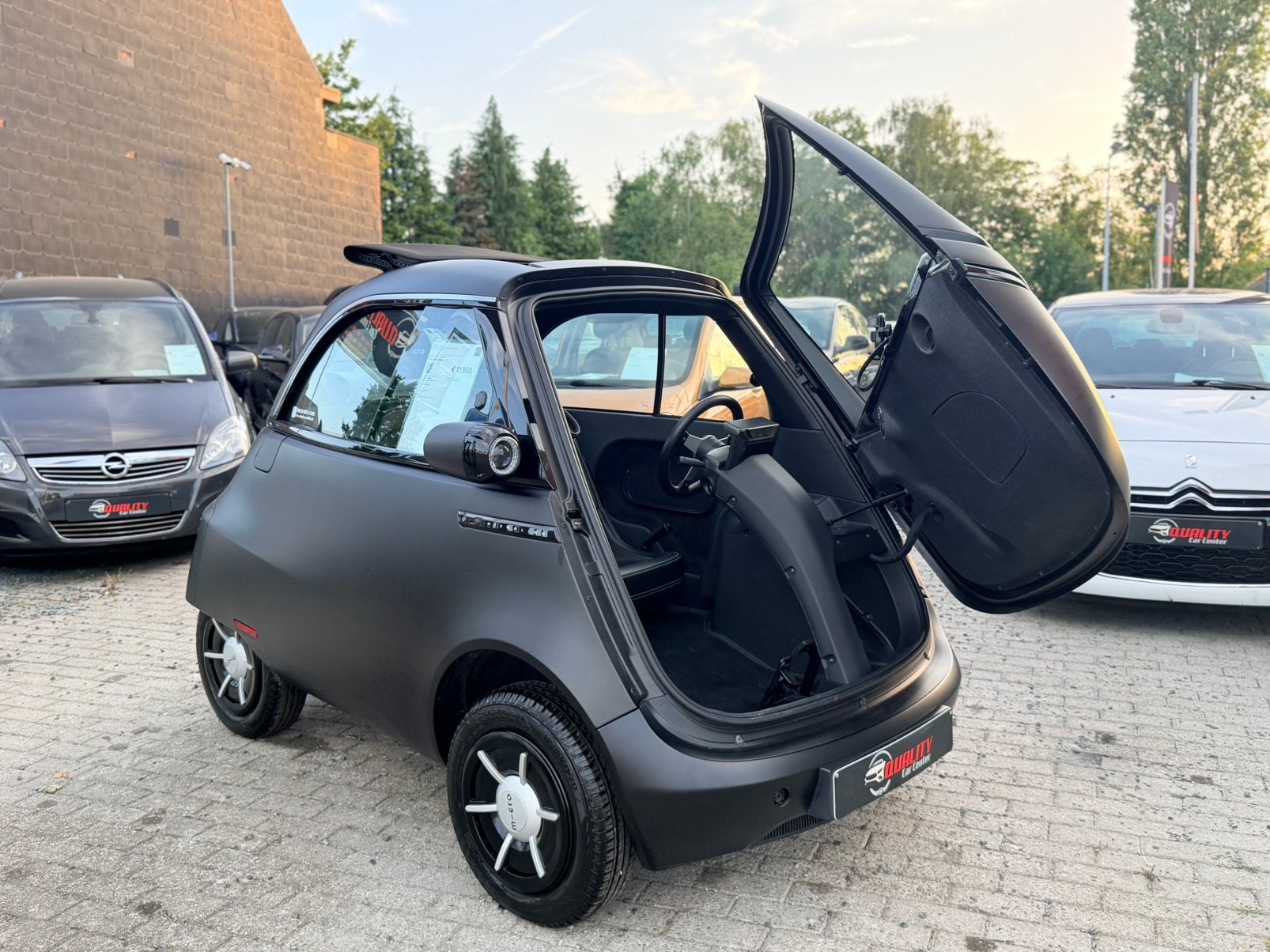 Microlino 10,5kWh 90km/u 1800km Btwinclusief Rijbewijs B, Autos, Autos Autre, Cuir et Alcantara, Achat, Entreprise, 2 places