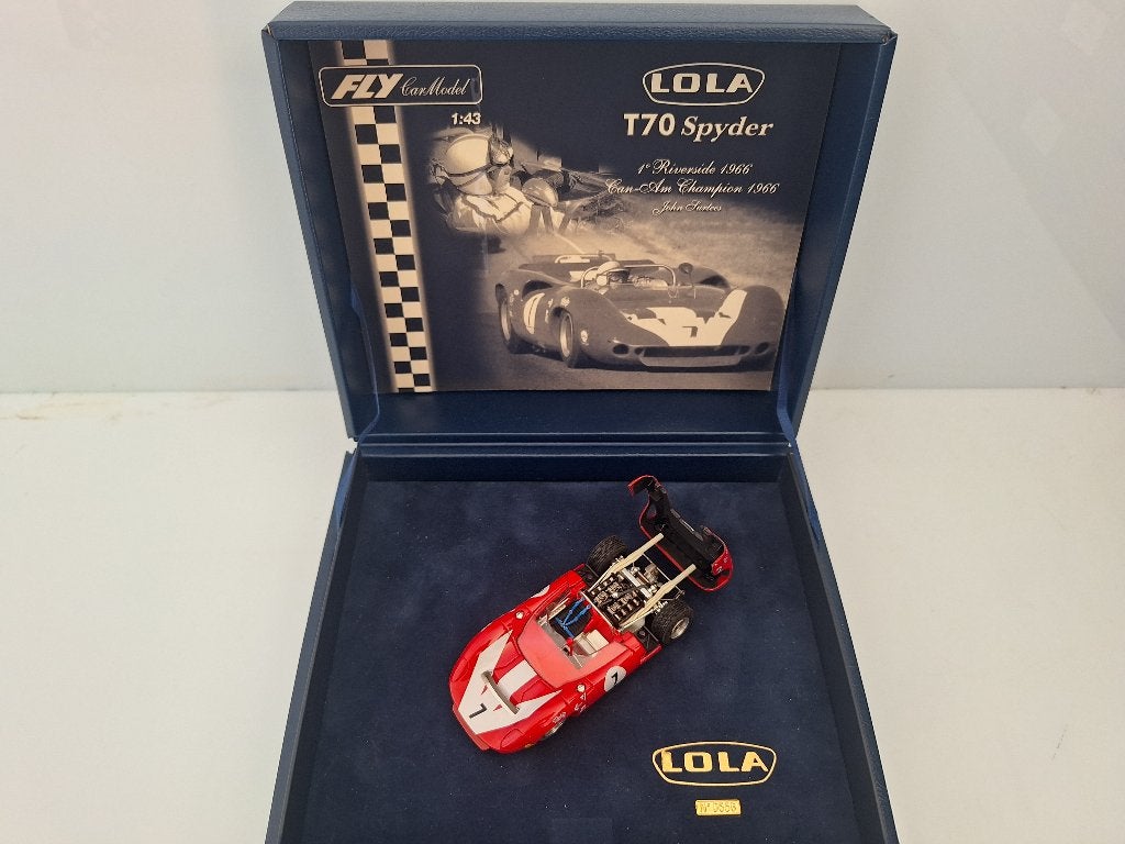 Fly 1:43 Lola T70 Spyder John Surtees 1966 Riverside, Enfants & Bébés, Jouets | Circuits, Neuf, Autres marques, Électrique, Enlèvement ou Envoi
