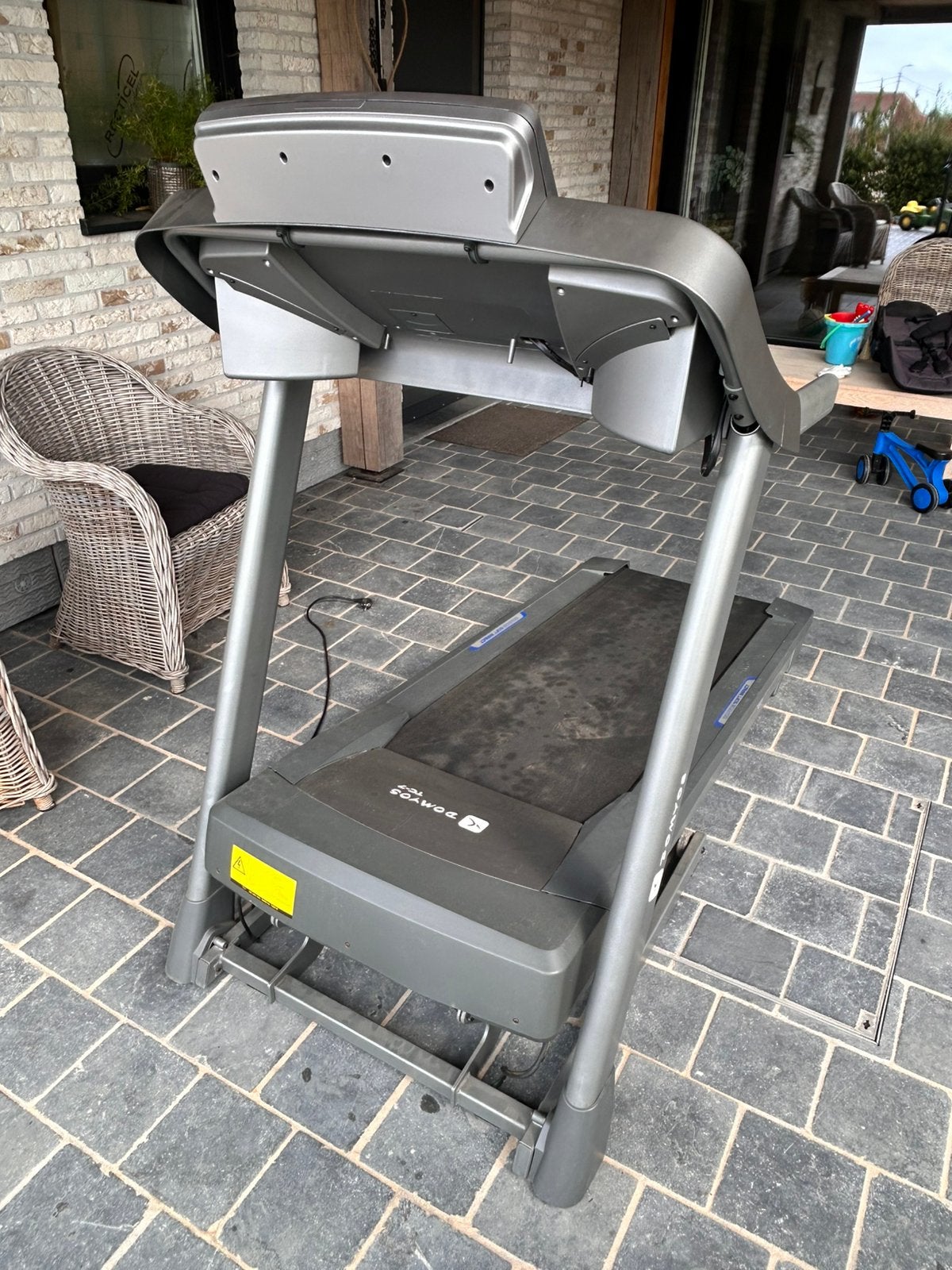 Loopband Domyos Tc7, Enlèvement, Utilisé, Jambes, Tapis roulant