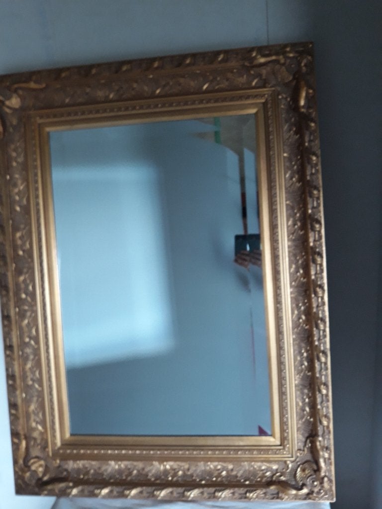 antieke spiegel, Ophalen, Rechthoekig, 50 tot 100 cm, 100 tot 150 cm
