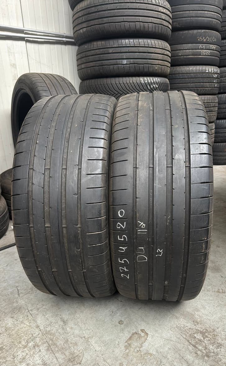 2754520 275/45/20 275/45R20 zomerbanden merk Dunlop, Kleding | Dames, Jassen | Zomer, Ophalen