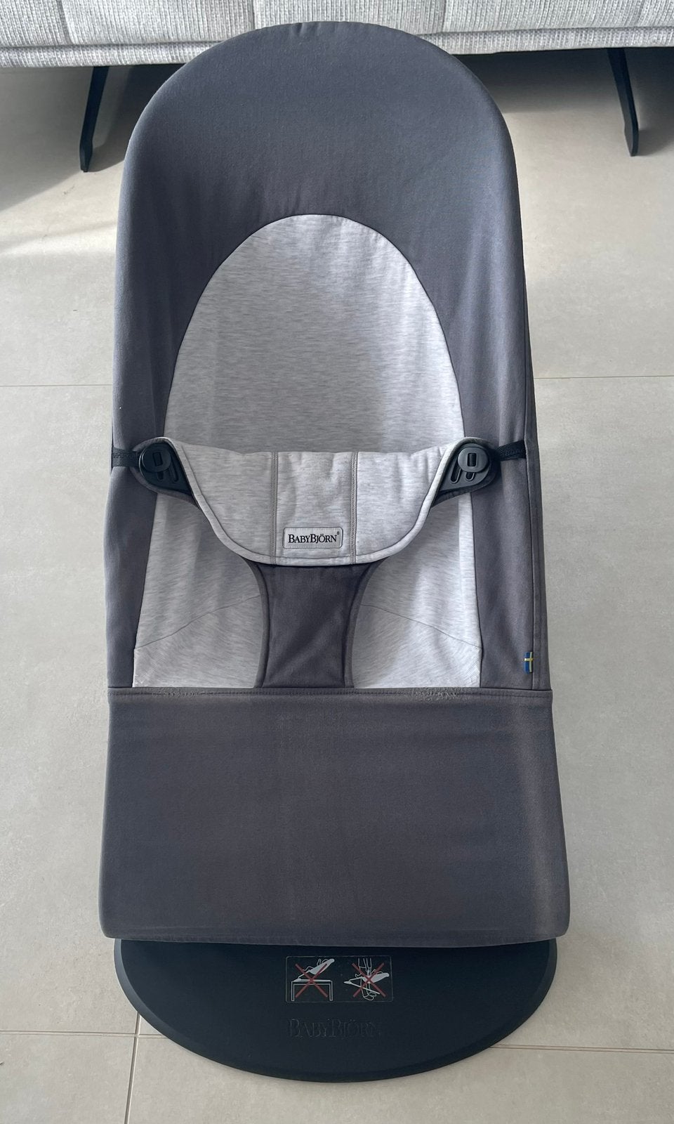 Transat BabyBjörn gris, Enfants & Bébés, Enlèvement, Utilisé