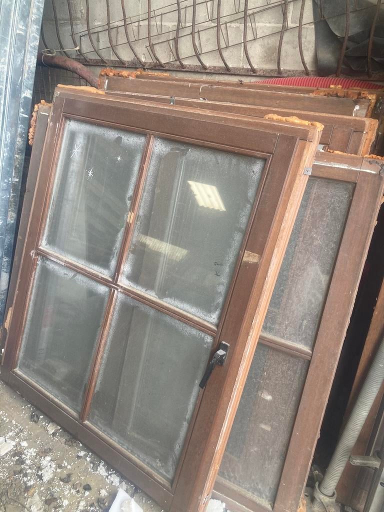 Chassis bois double vitrage, Ophalen, Zo goed als nieuw, Dubbelglas