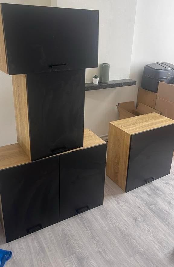 Meubels, Huis en Inrichting, Ophalen, Nieuw, Zwart, Hout