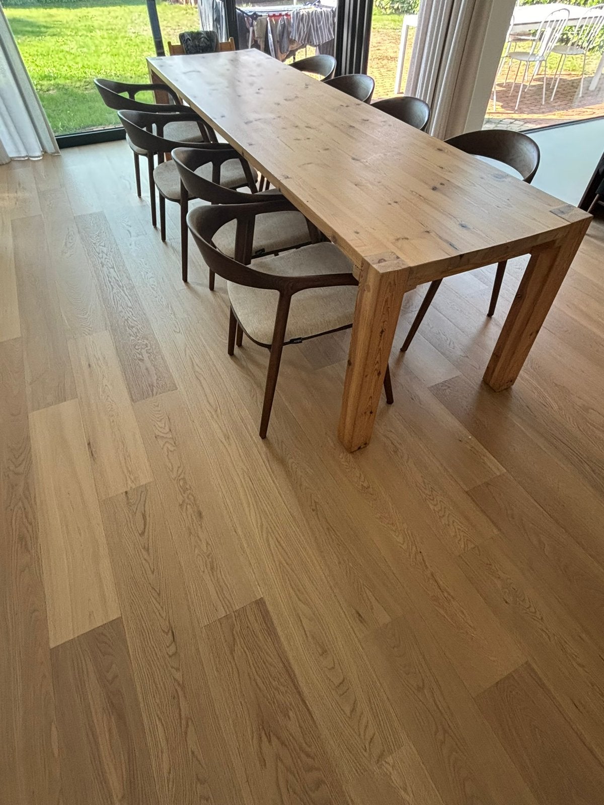 Gratis tafel 2m80 x 70 - moet snel weg, Maison & Meubles, Enlèvement, Utilisé, Cinq personnes ou plus