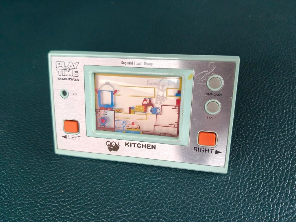 vintage game & watch Masudaya Corp. Kitchen uit 1982 werkend, Games en Spelcomputers, Games | Nintendo Game Boy, Gebruikt, Ophalen of Verzenden