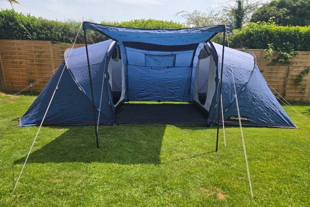 Grande Tente Camping « Décathlon - T4.2 XL Air - Quechua », Caravanes & Camping, Enlèvement, Comme neuf, Jusqu'à 4
