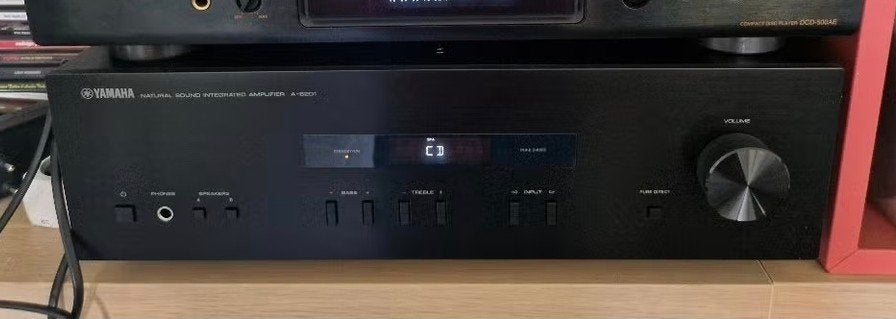 Amplificateur Yamaha A-S201 « Natural Sound » dans sa boîte, Enlèvement ou Envoi, Stéréo, Yamaha