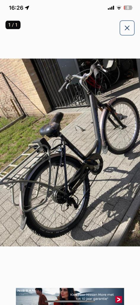 Elektrische fiets 26 inch (zonder batterij), Fietsen en Brommers, Ophalen, Zo goed als nieuw