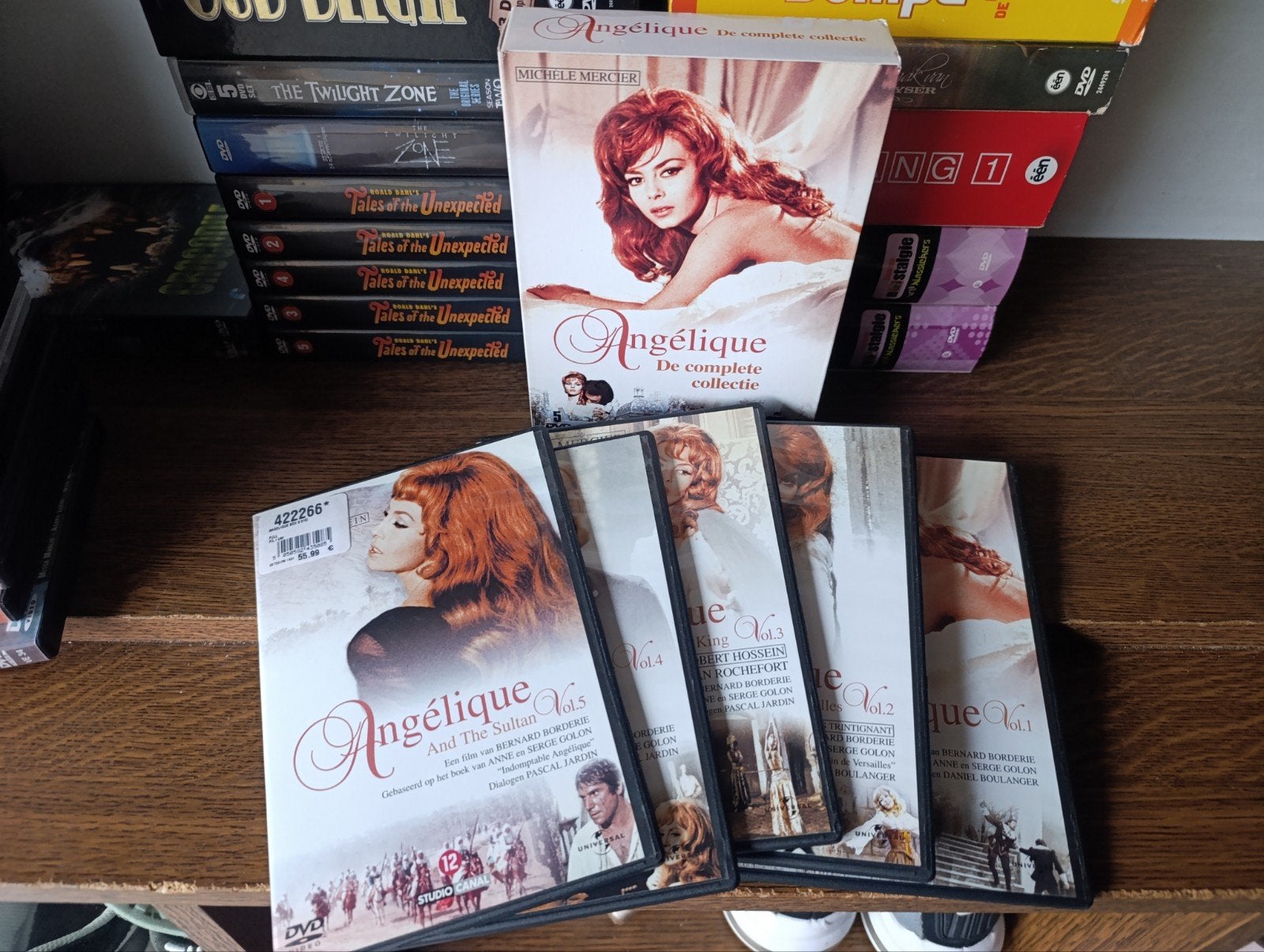 dvd box Angelique, Ophalen of Verzenden