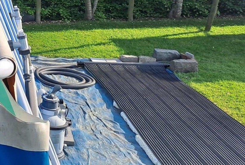 warmte/zonnemat voor zwembad, Enlèvement, Utilisé, Chauffage