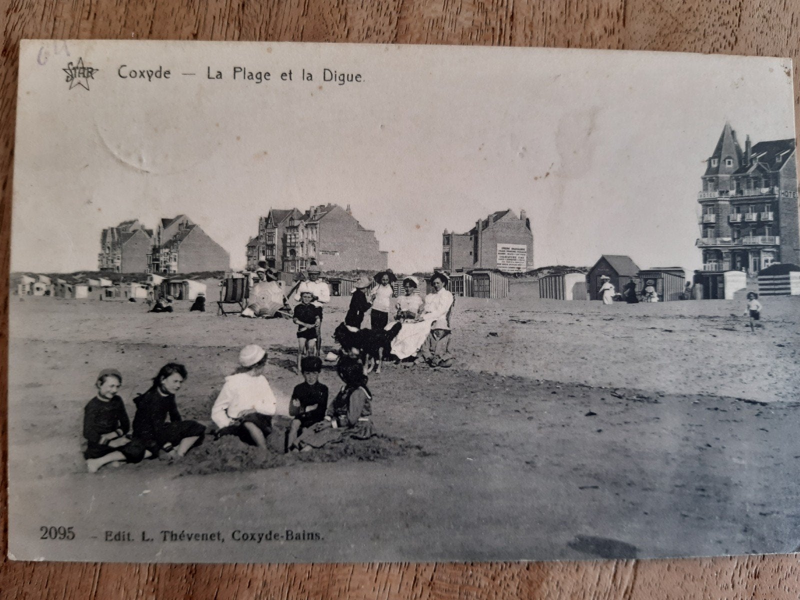 KOKSIJDE coxyde sur la plage STRAND!, Verzamelen, Postkaarten | België, Ophalen of Verzenden