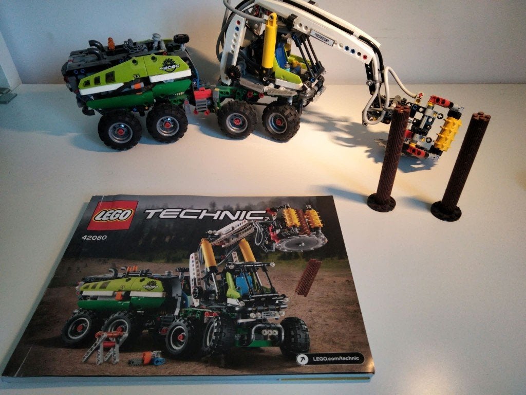 Bosbouwmachine, Gebruikt, Lego, Overige typen, Ophalen of Verzenden