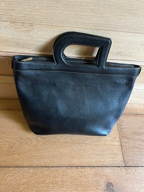 zwarte Delvaux handtas, Enlèvement, Comme neuf, Noir, Sac à main