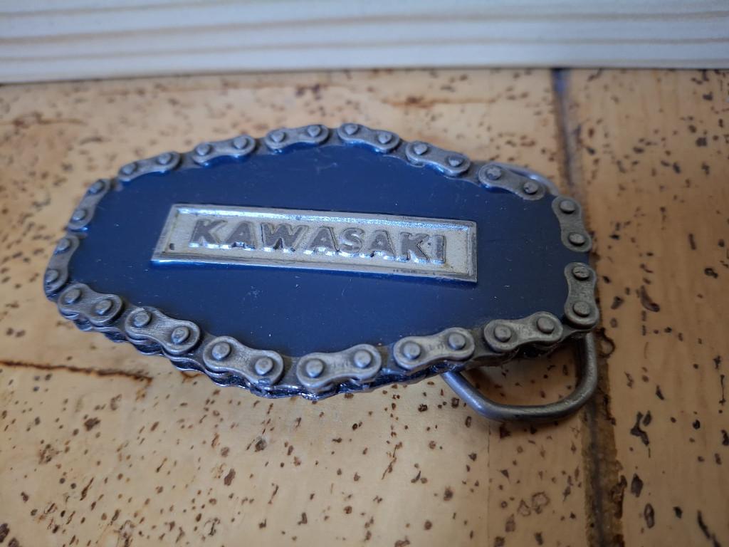 Belt Buckle - Riemgesp Kawasaki, Ophalen of Verzenden, Gedragen, Losse buckle of gesp