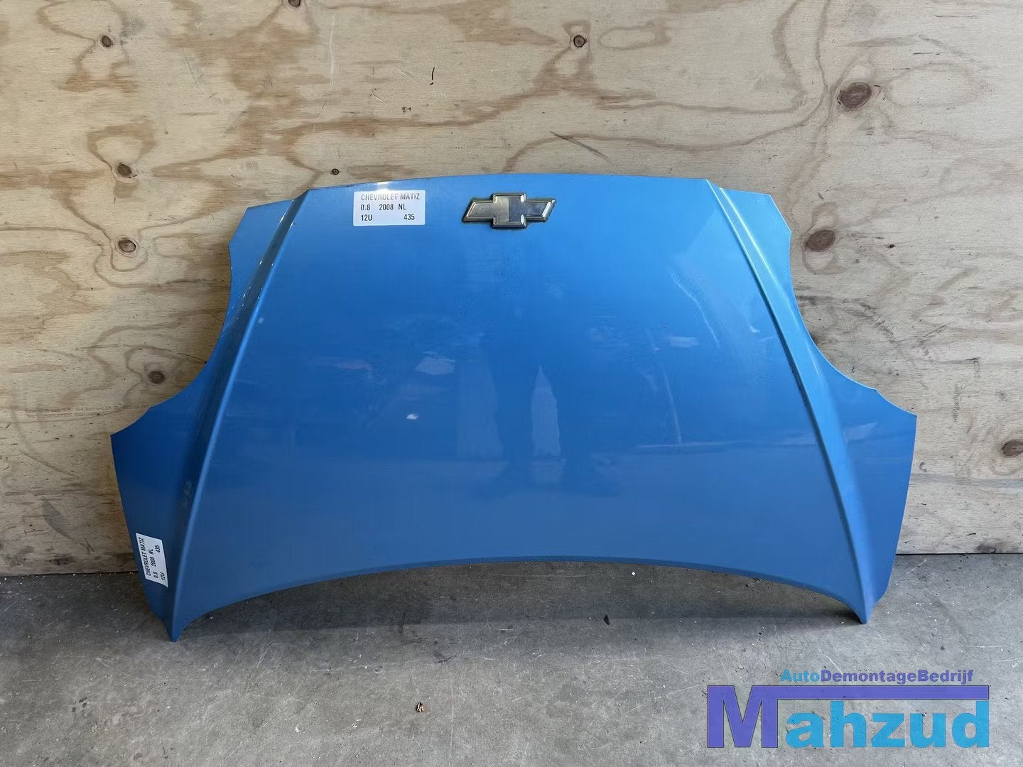 CHEVROLET MATIZ Blauw 12U motorkap 2005+, Info@gm.com, Chevrolet, Utilisé, Renaissance Center 300
48265  Detroit