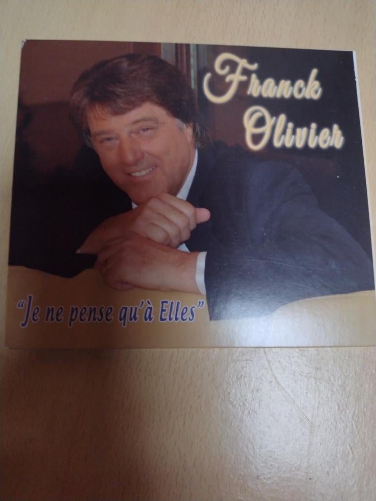 CD Franck Olivier neuf avec dédicace personnelle du chanteur, Enlèvement ou Envoi