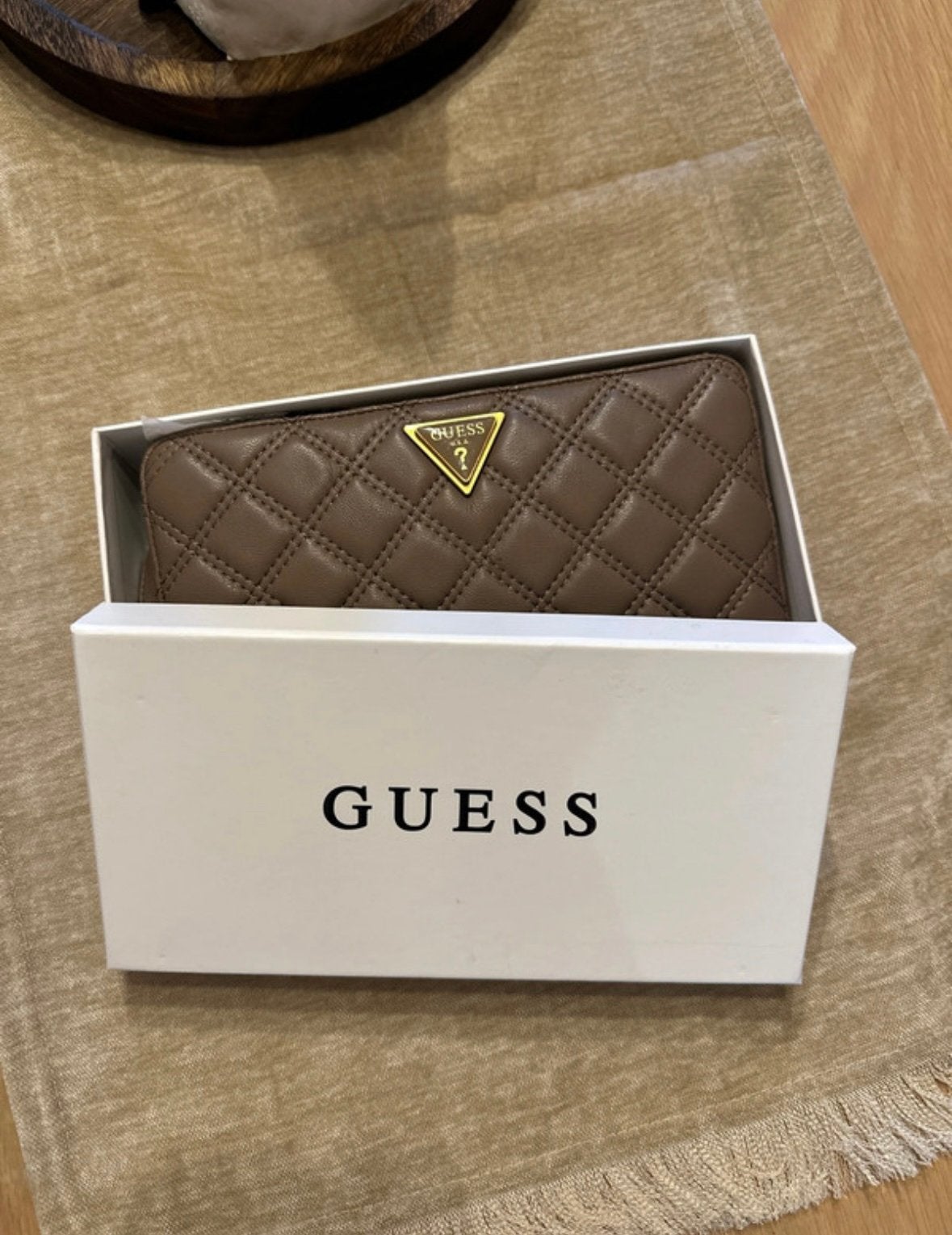 Guess portemonnee, Bruin, Guess, Ophalen of Verzenden, Zo goed als nieuw