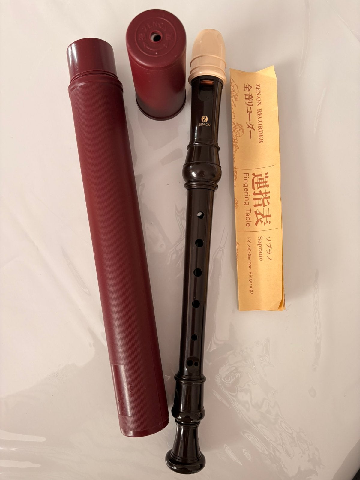 Flûte à bec Soprano Zen-On, Musique & Instruments, Enlèvement ou Envoi, Comme neuf