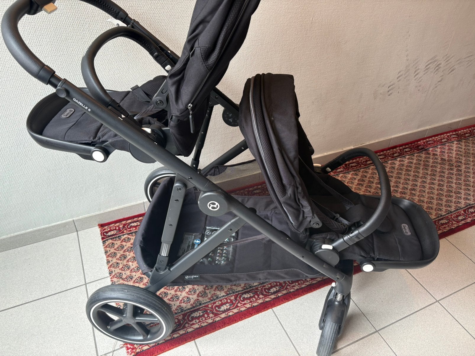 cybex gazelle s duo wagen, Kinderen en Baby's, Kinderwagens en Combinaties, Ophalen, Zo goed als nieuw