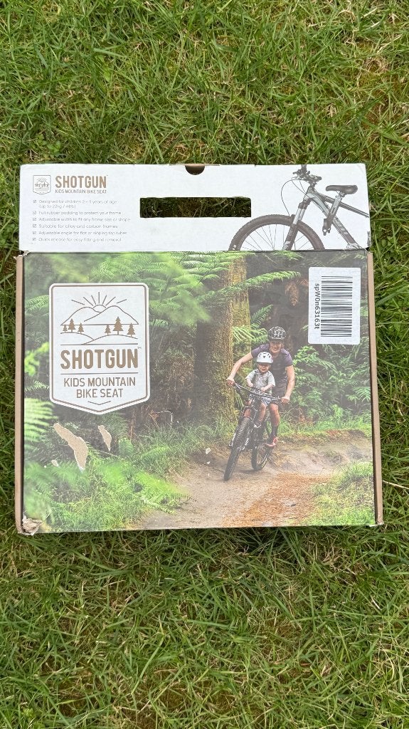 Siège enfant VTT Mountain Bike Shotgun, Fietsen en Brommers, Fietsaccessoires | Fietsstoeltjes, Ophalen, Zo goed als nieuw, 15 t/m 25 kg