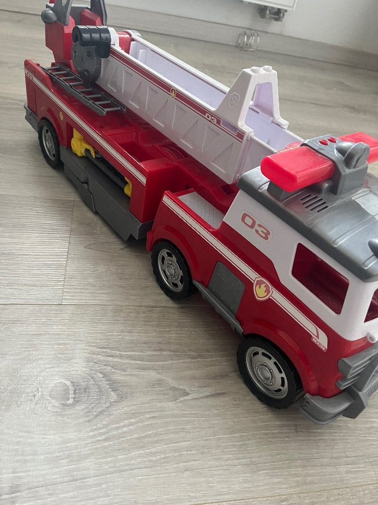 Brandweerwagen Paw Patrol, Ophalen, Gebruikt