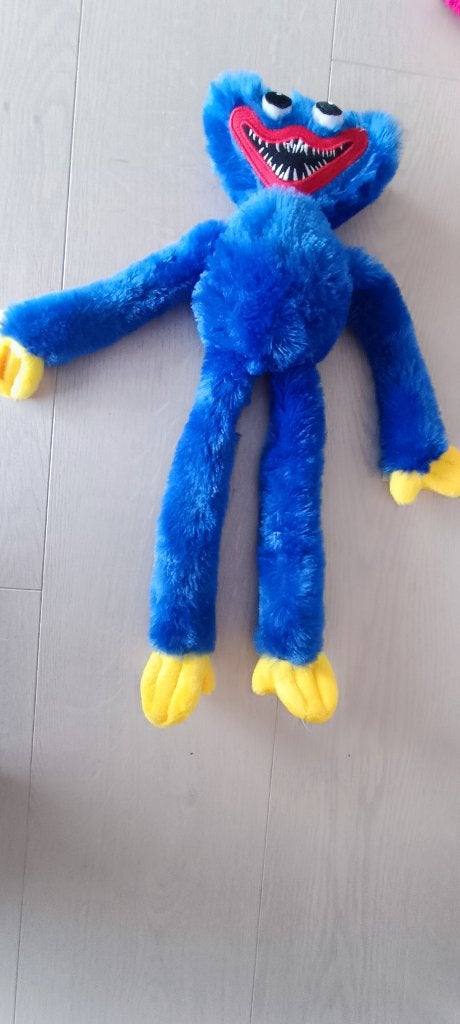 knuffel beer blauw huggy wuggy, Gebruikt, Overige merken, Overige karakters, Beer