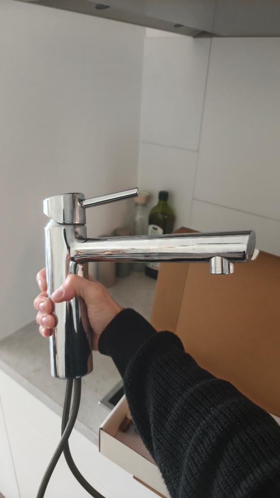 Keukenkraan Grohe lange uitloop, Huis en Inrichting, Ophalen, Gebruikt
