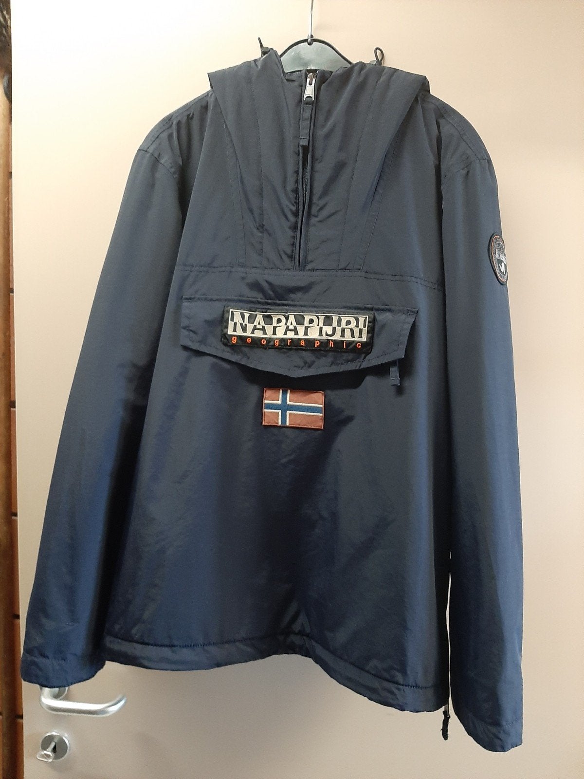 Napapijri winter jas, Ophalen, Maat 48/50 (M), Blauw