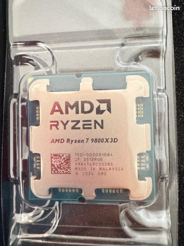 AMD Ryzen 7 9800x3D, Computers en Software, Zo goed als nieuw, AMD Ryzen 7, 4 Ghz of meer, 8-core