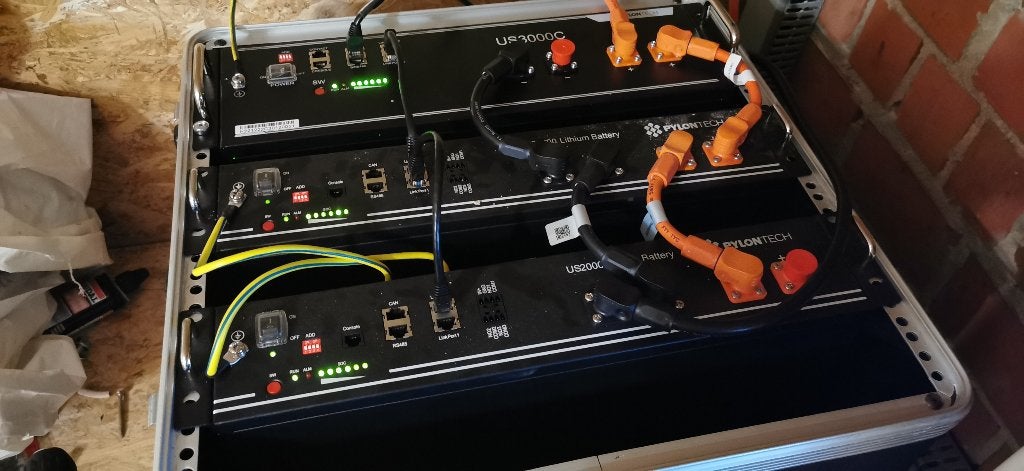 Pylontech thuisbatterij - 1x US3000C, 1x US2000D, 1x US2000B, Ophalen, Zo goed als nieuw, Overige typen