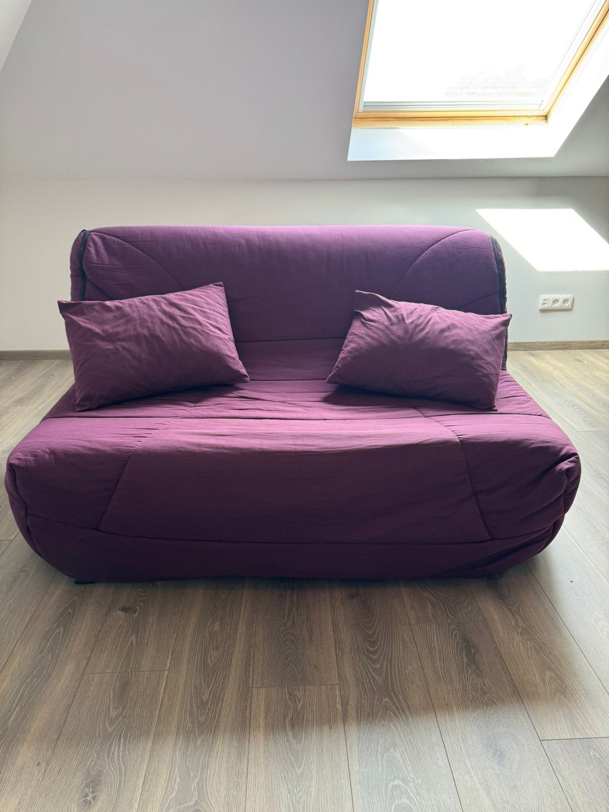Slaapbank/slaapzetel, Queen size, 140 cm, Enlèvement, Utilisé