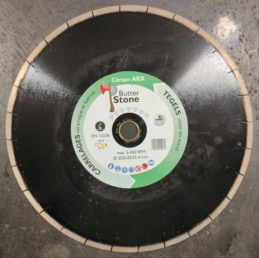 BUTTERSTONE CERAM ARX DIAMANTSCHIJF, Doe-het-zelf en Bouw, Gereedschap | Zaagmachines, Nieuw, Cirkelzaag, 70 mm of meer, Ophalen of Verzenden