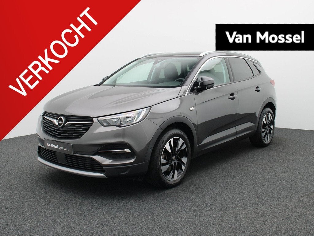 Opel Grandland X 1.2 Turbo S/S AT6 Design line, Autos, Opel, Argent ou Gris, Achat, Entreprise, Carnet d'entretien