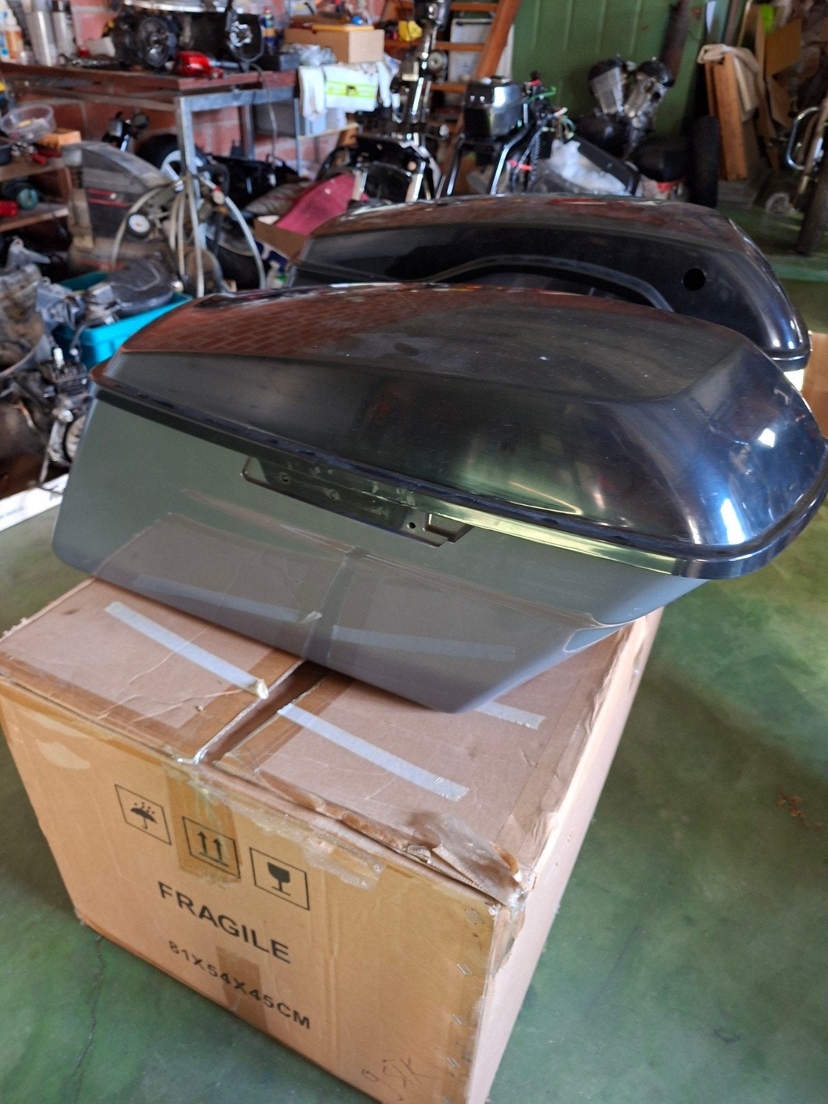 Harley Davidson Hardcase sidekoffers, Motoren, Ophalen, Nieuw
