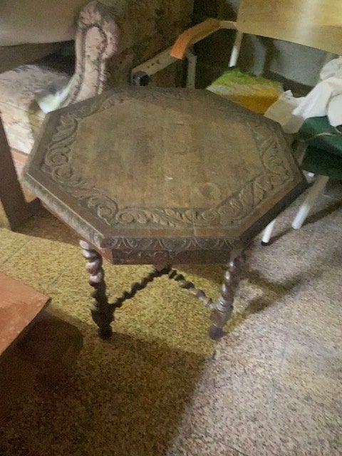 Table d'appoint ou table basse ancienne, Enlèvement, Utilisé, Autres formes, Bois
